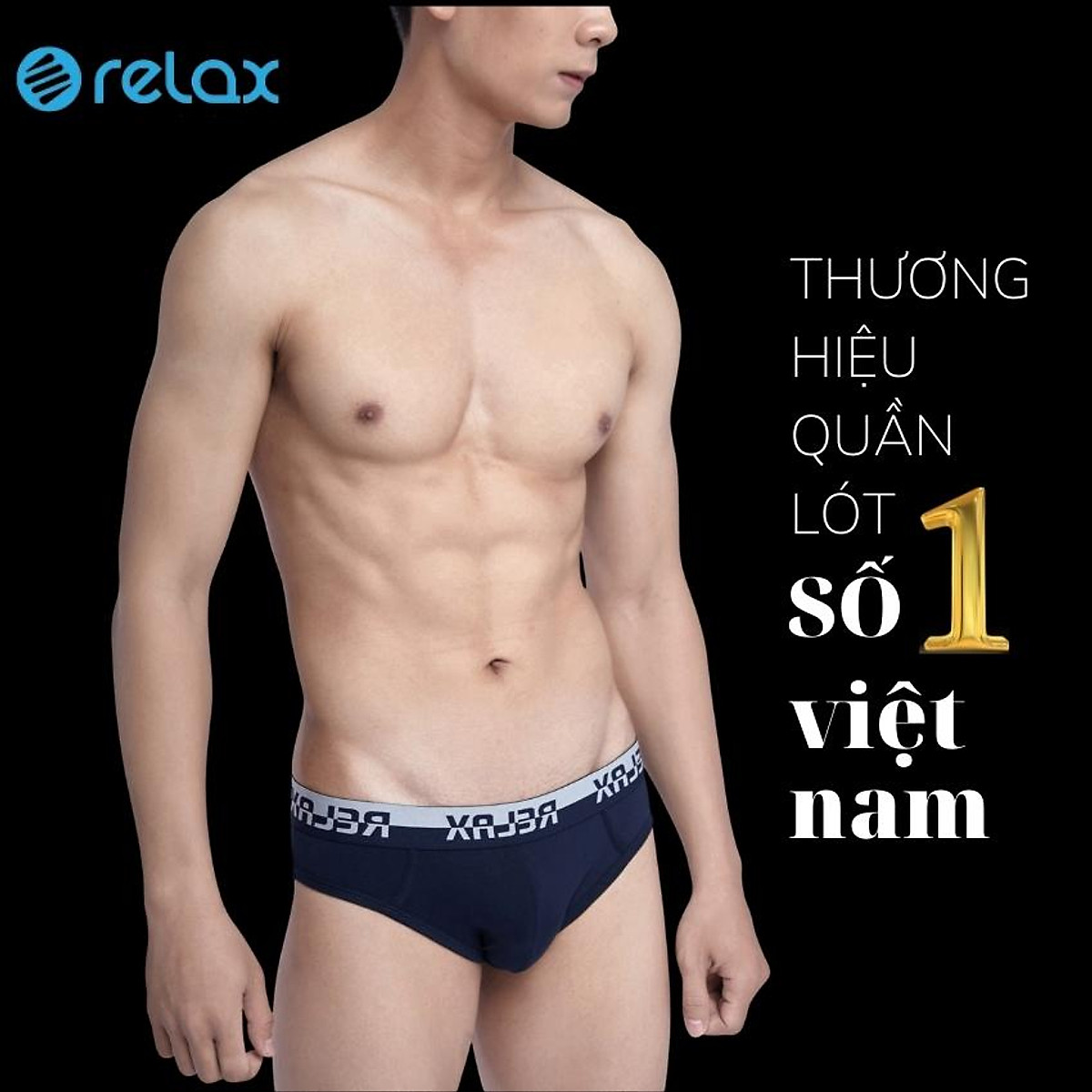 quần lót nam relax cotton cao cấp chính hãng, quần sịp nam relax underwear rltk53