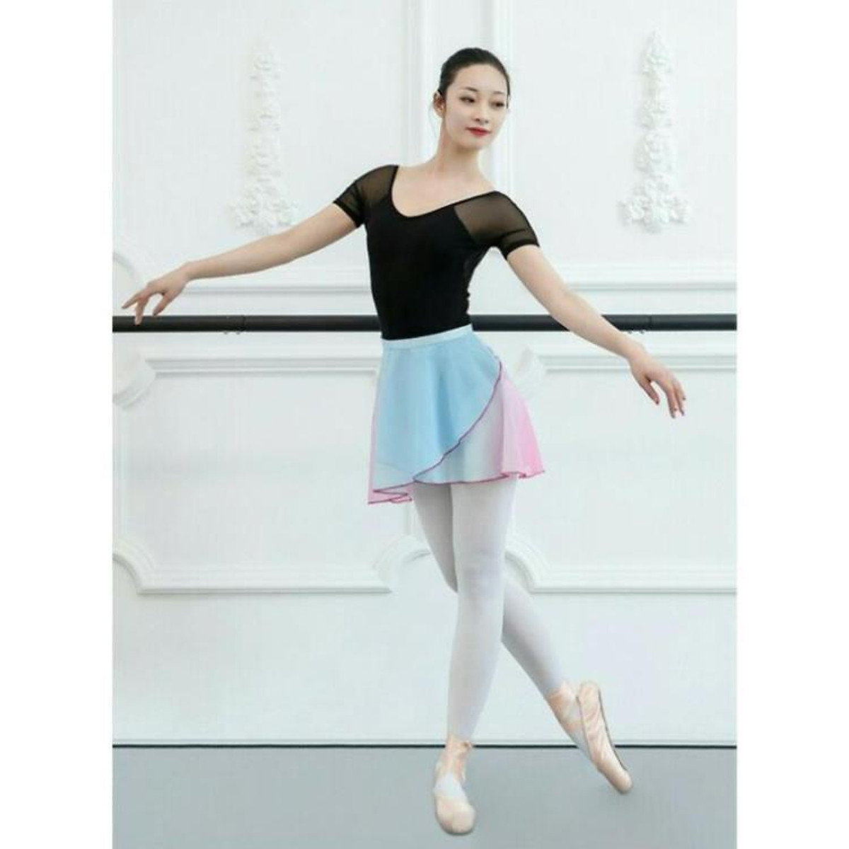 Set áo chân váy múa ballet ren dài tay | Shopee Việt Nam