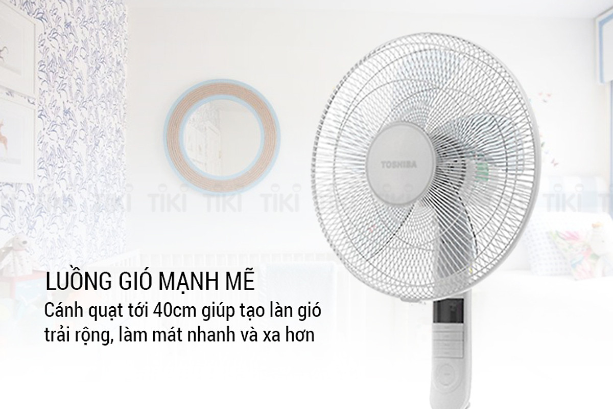 Quạt đứng Toshiba F- LSA20(H)VN (60W) - Xám - Hàng chính hãng