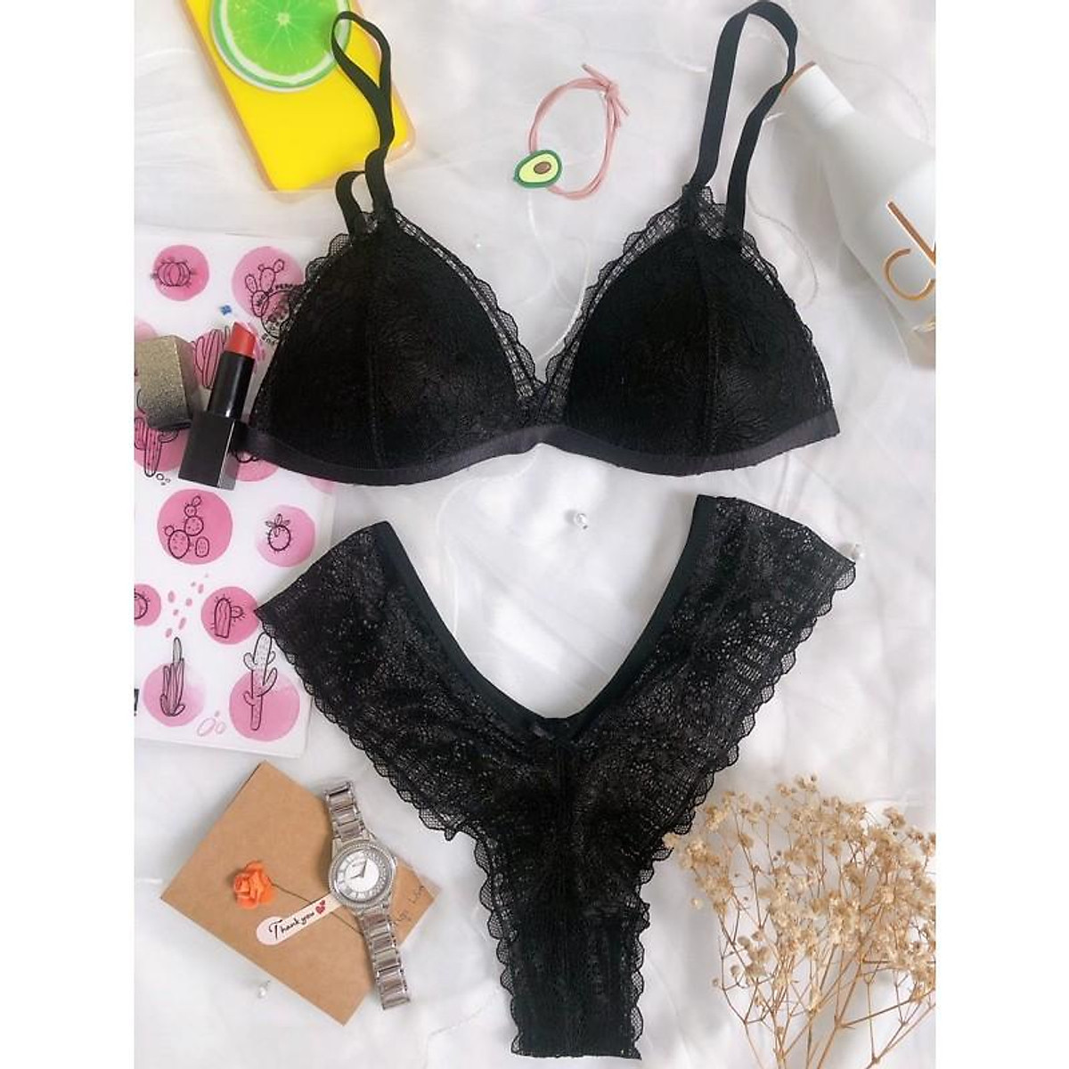 Hestia black - Quần lót ren gợi cảm
