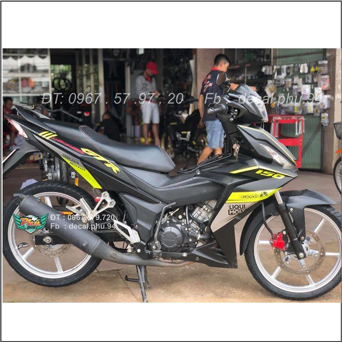 Honda winner 150 màu đen nhám nek