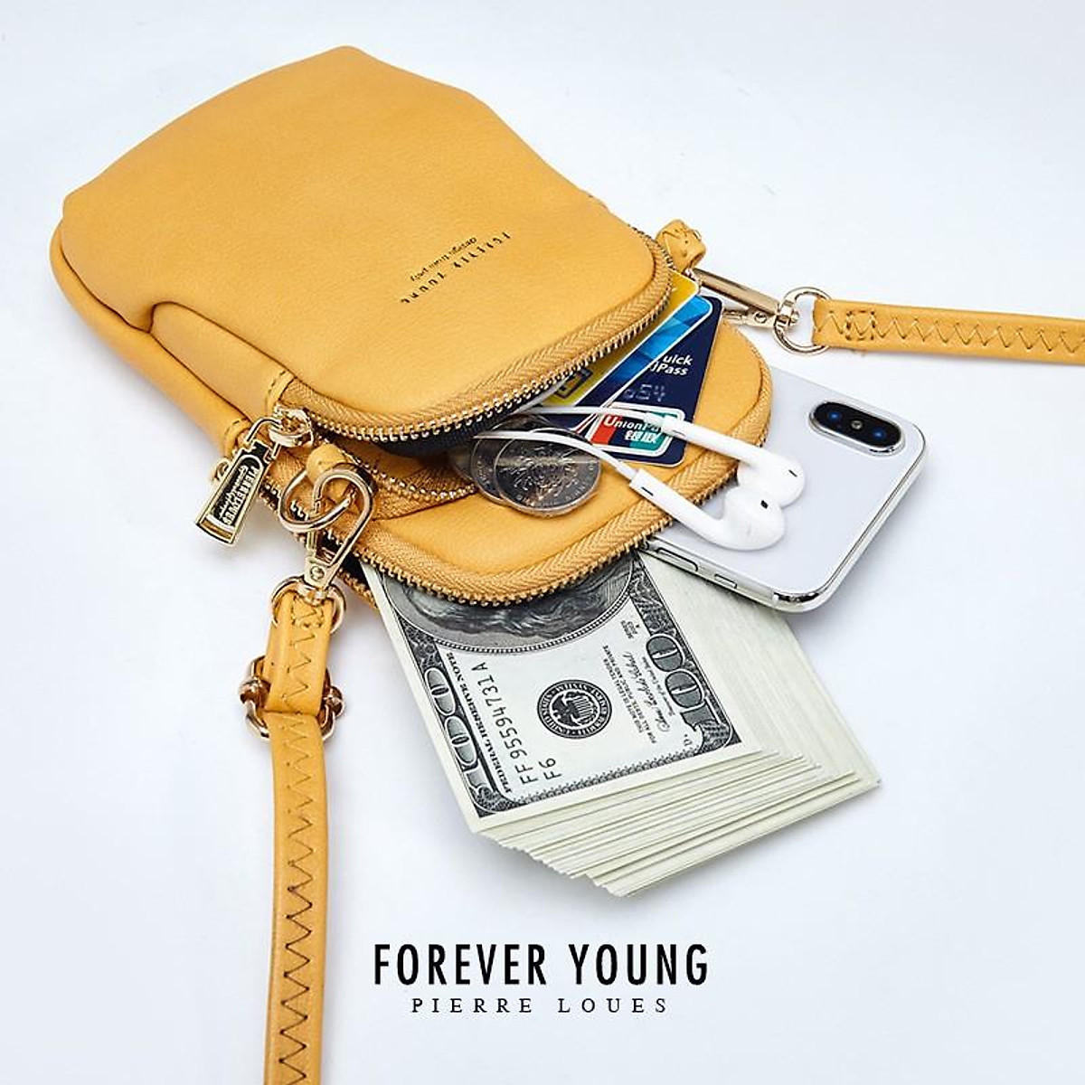 Túi Đeo Chéo Nữ Đựng Điện Thoại FOREVER YOUNG Da Mềm Nhiều Ngăn Tiện Dụng Chất Cực Đẹp FY02 - Tukado
