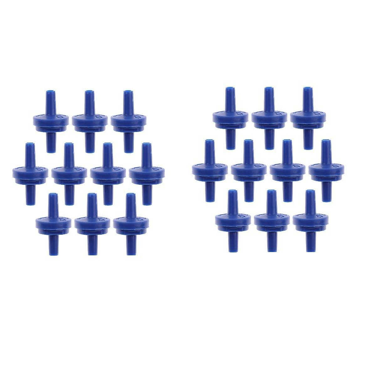 20 x Aquarium Air Pump Fittings Air Valve Connector Nonreturn Check Valve