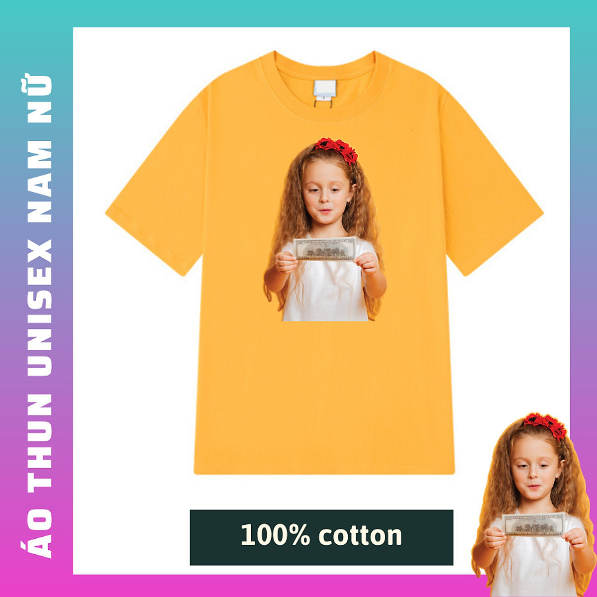 Áo Thun Unisex Nam Nữ ️[ Shop Áo Đôi Store️ ] Có Thể Mua Cặp Mặc Thành
