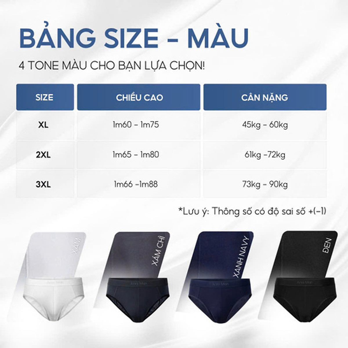Quần lót nam, quần sịp nam tam giác Ares man cao cấp chất thun lạnh kháng khuẩn co giãn 4 chiều TGG Ares man