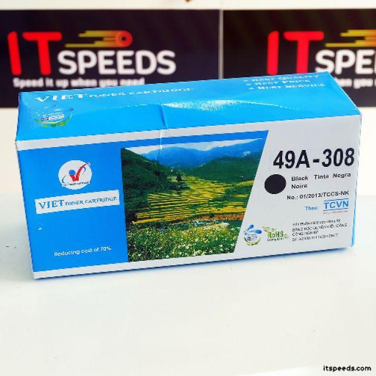 Hộp mực 49a, 53A dành cho máy in - Canon 3300 VIETTONE - Mực In Màu