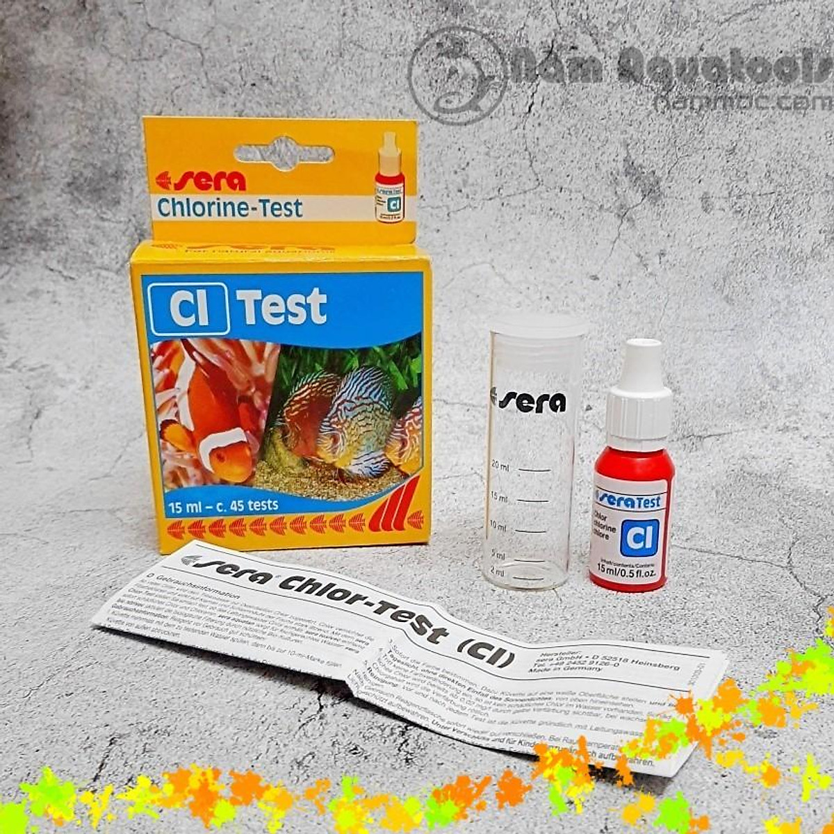 SERA Test Kit Test Clo Test nồng độ Clorid Nhanh, Chính Xác Nhất