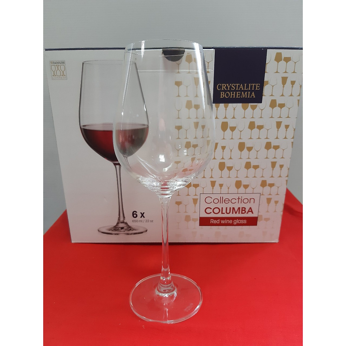 1 CHIẾC LY PHA LÊ SÉC COLUMBA 650ML - Ly, cốc & phụ kiện ly