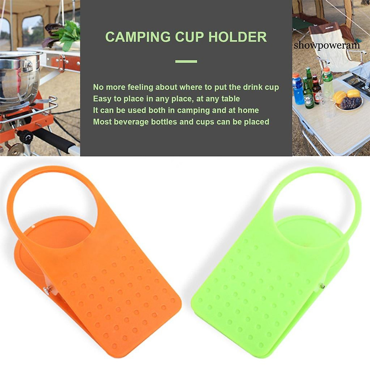 SPM-Multi-function Clamp Space-saving Easy to Use Tool Plastic Sturdy Anti-slip Design Clip for Outdoor