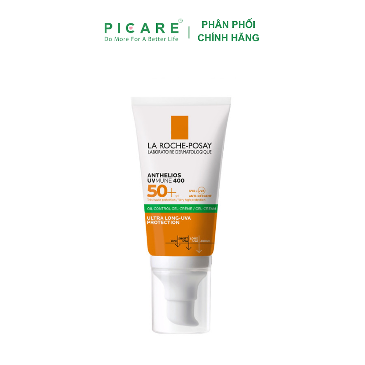 Kem chống nắng giảm bóng nhờn La Roche Posay Anthelios XL Dry Touch 50ml