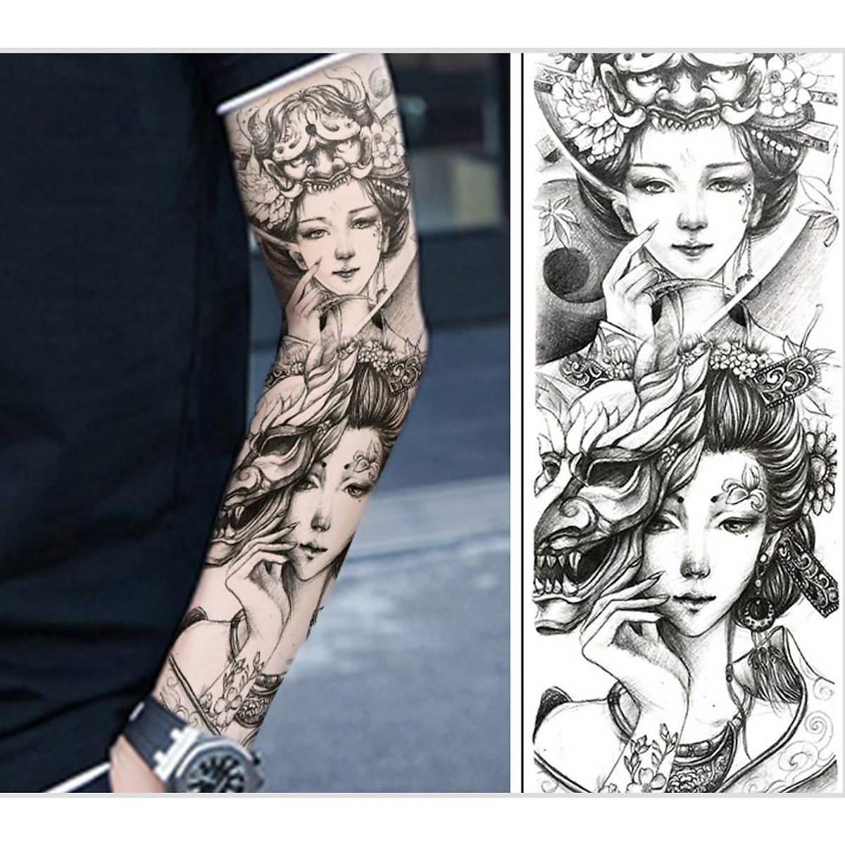 49 mẫu hình xăm và ý nghĩa cô gái Nhật Bản Geisha đẹp 2020  Tadashi Tattoo