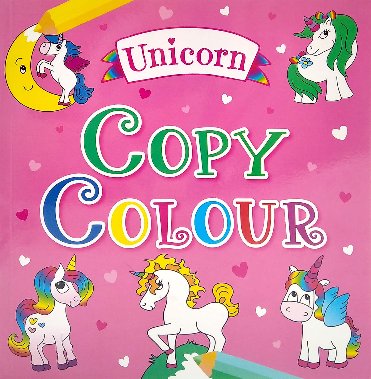 Unicorn Copy Colour - Coloring & Stickers