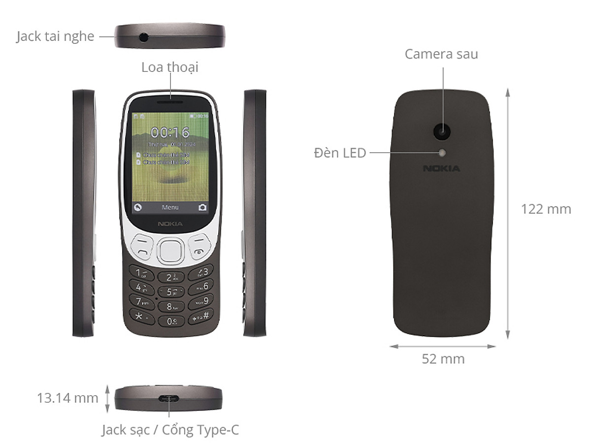 Điện thoại Nokia 3210 - Hàng Chính Hãng