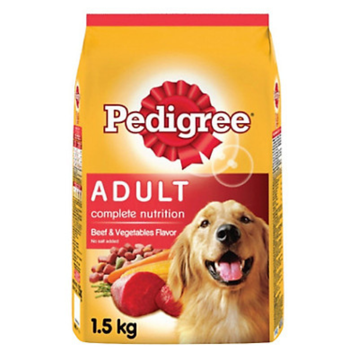 Đồ Ăn Cho Chó Vị Thịt Bò Và Các Loại Rau Củ Pedigree Dạng Túi 1.5kg