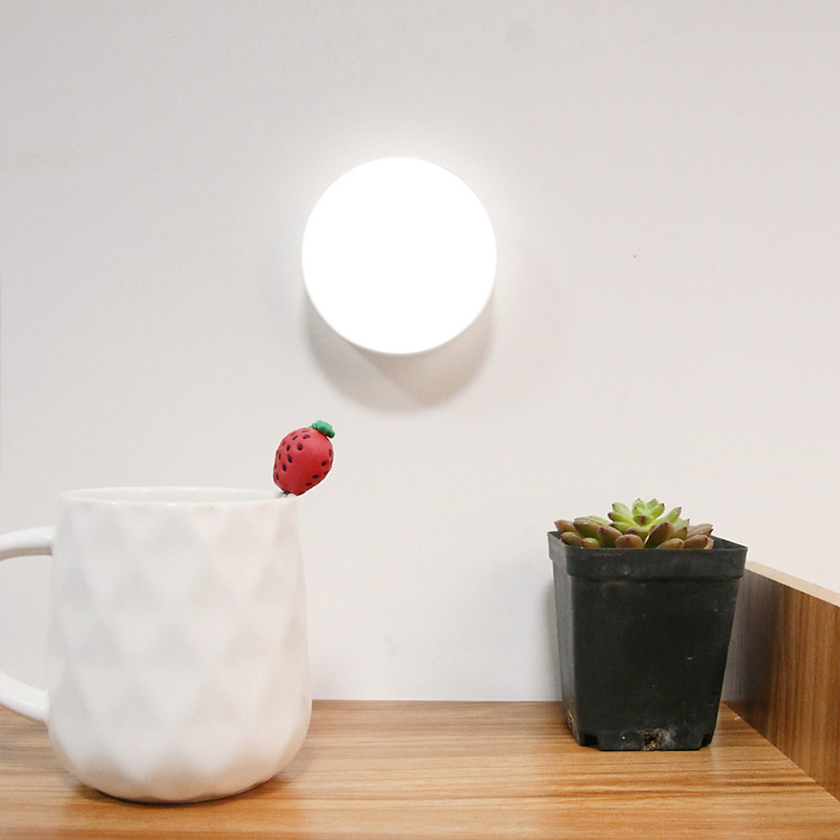Đèn LED cảm biến chuyển động SEASY SS02, cảm biến thông minh, ánh sáng bảo vệ mắt, sạc pin USB đời mới, dán tường, tủ quần áo, cầu thang, phòng ngủ - Hàng chính hãng