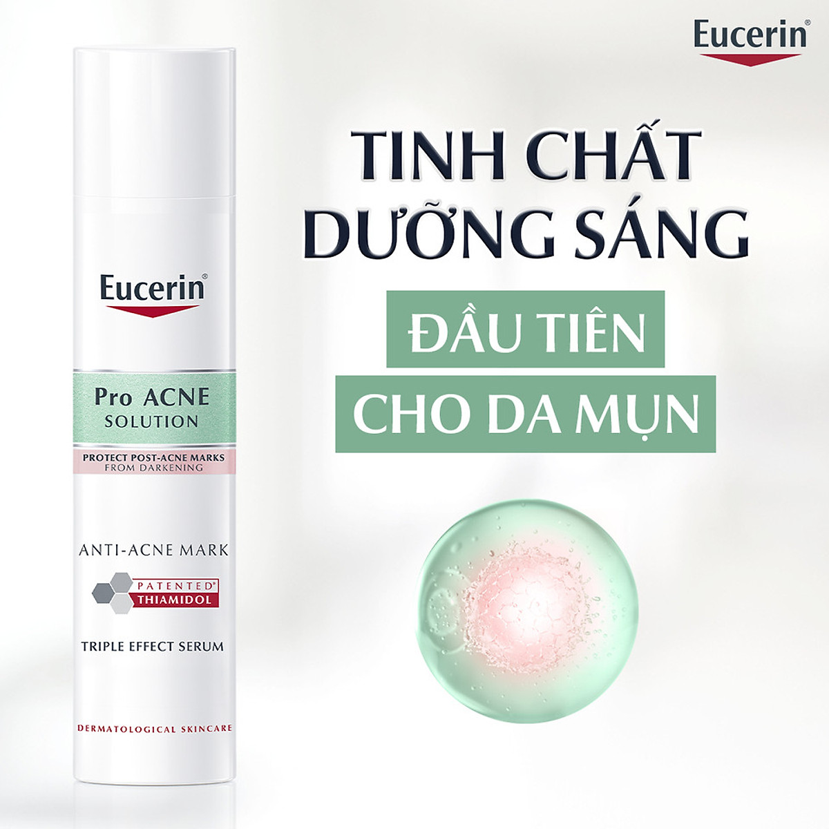 Tinh chất giảm thâm & dưỡng sáng cho da mụn Eucerin Pro Acne Triple Effect Serum 40ml