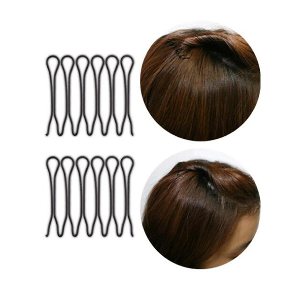 Mua 12pcs U-shaped Bun Hair Pin Clip Hair Grips Black Wavy Salon Hair Grips Pins tại Magideal2 Mua 12pcs U-shaped Bun Hair Pin Clip Hair Grips Black Wavy Salon Hair Grips Pins tại Magideal2
