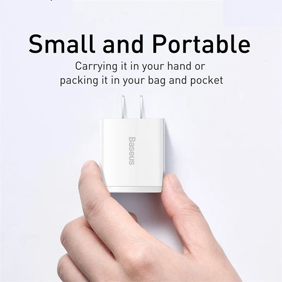 Cốc sạc nhanh siêu nhỏ gọn Baseus Compact Quick Charger 30W(USB dual port +Type C,30w PD/QC3.0 Multi Quick Charge Support)- Hàng chính hãng
