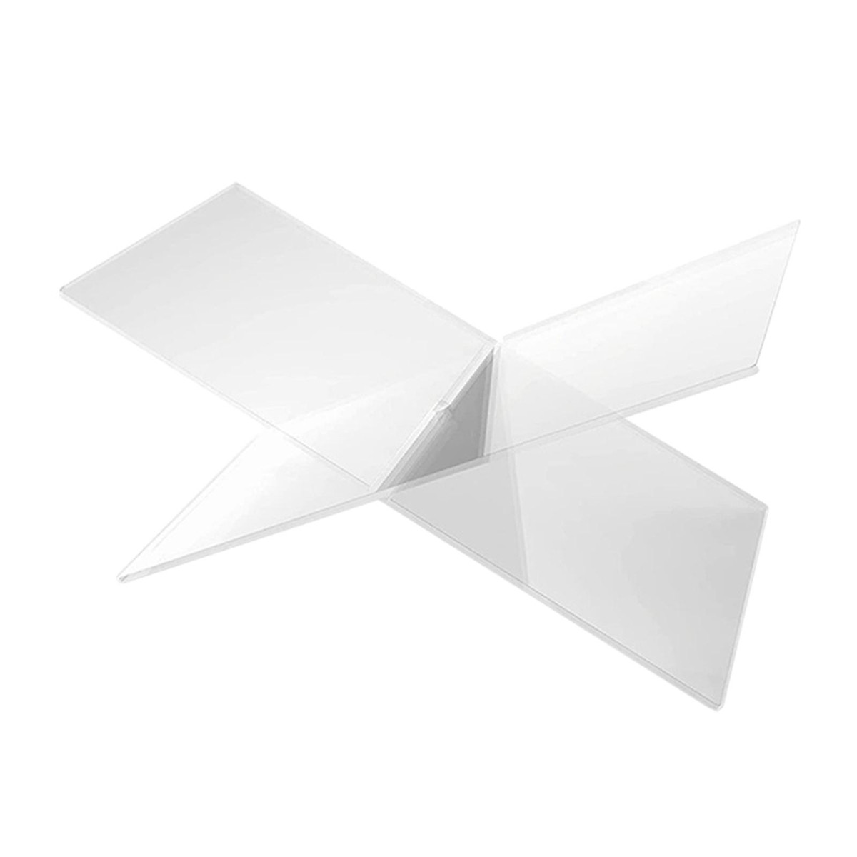 Transparent Acrylic Book Reading Stand Desktop Display Open Book Stand