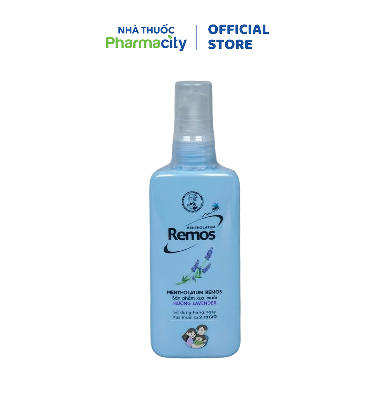 Xịt chống muỗi hương hoa oải hương Remos Lavender (60ml)