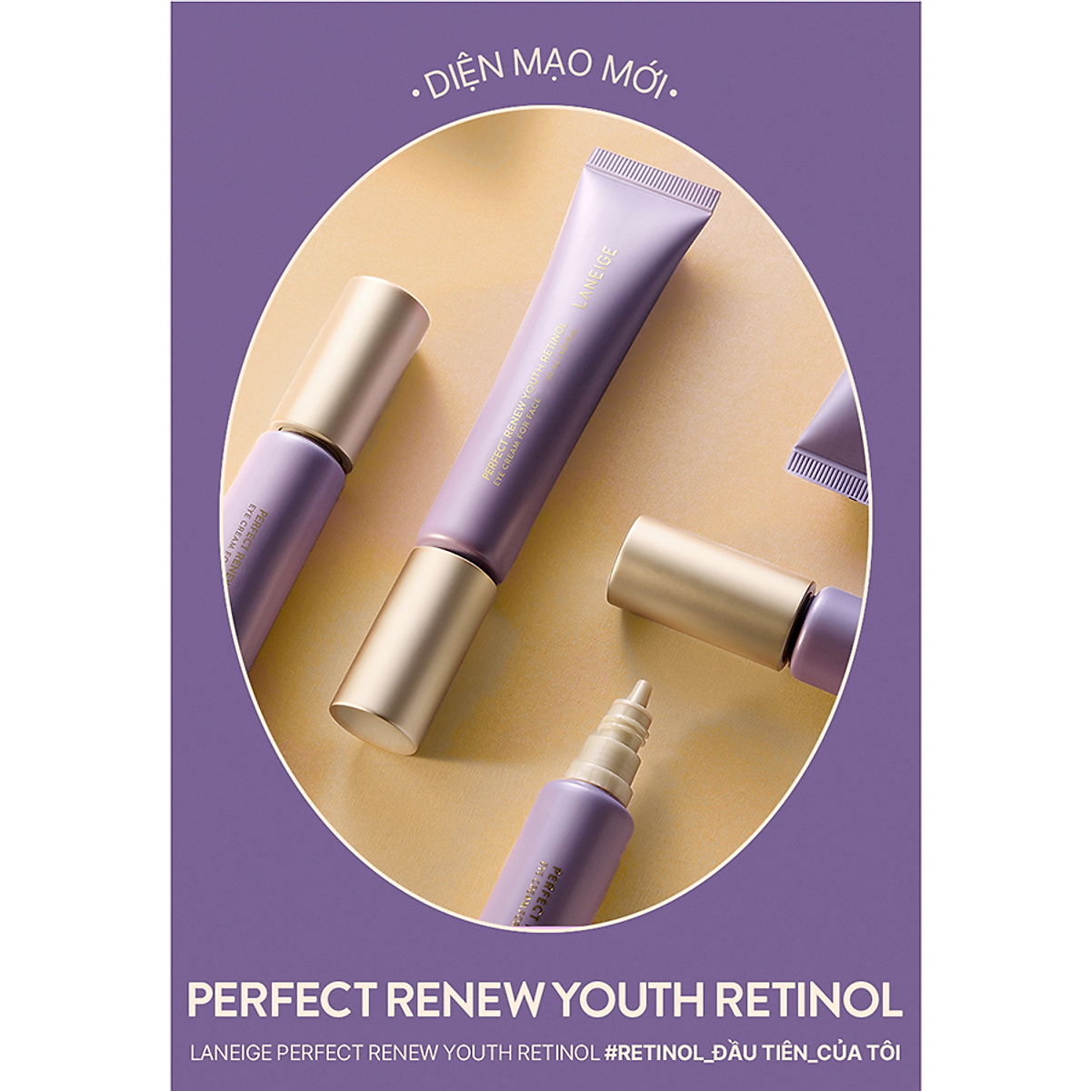 Kem Dưỡng Ngăn Ngừa Lão Hóa Vùng Mắt Laneige Perfect Renew Youth Retinol 30ml
