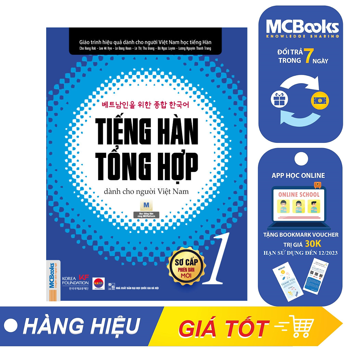 Tiếng Hàn Tổng Hợp Dành Cho Người Việt Nam - Sơ Cấp 1 (Bản Đen Trắng)