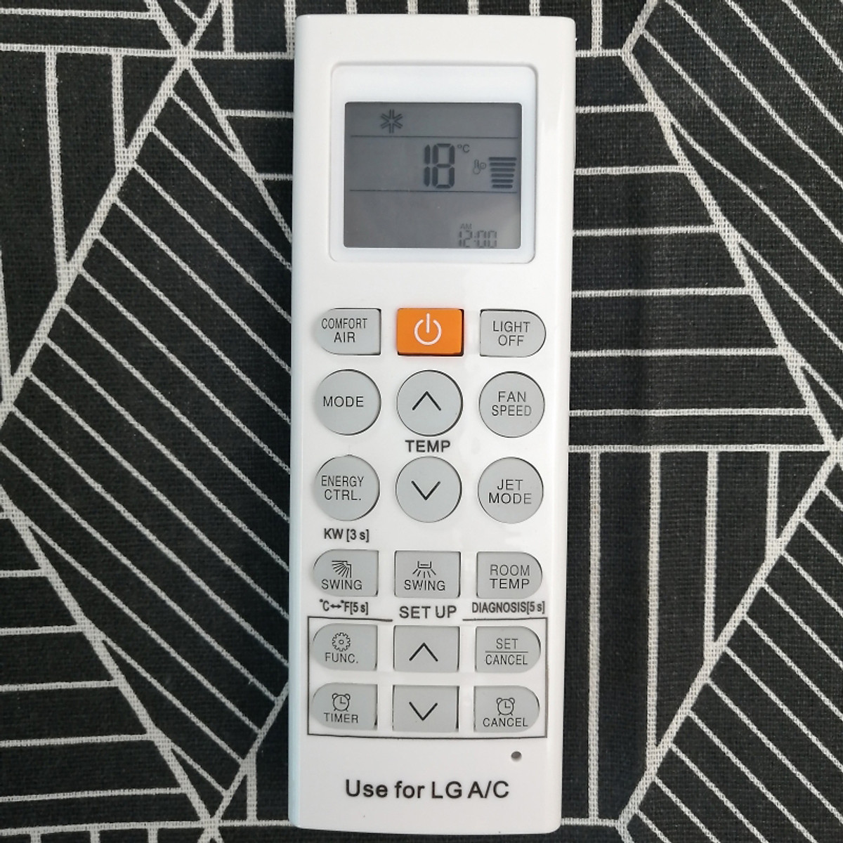 Điều Khiển Điều Hòa LG Inverter 2 Chiều Đời Mới-Remote Máy Lạnh LG 2 Nút Cam