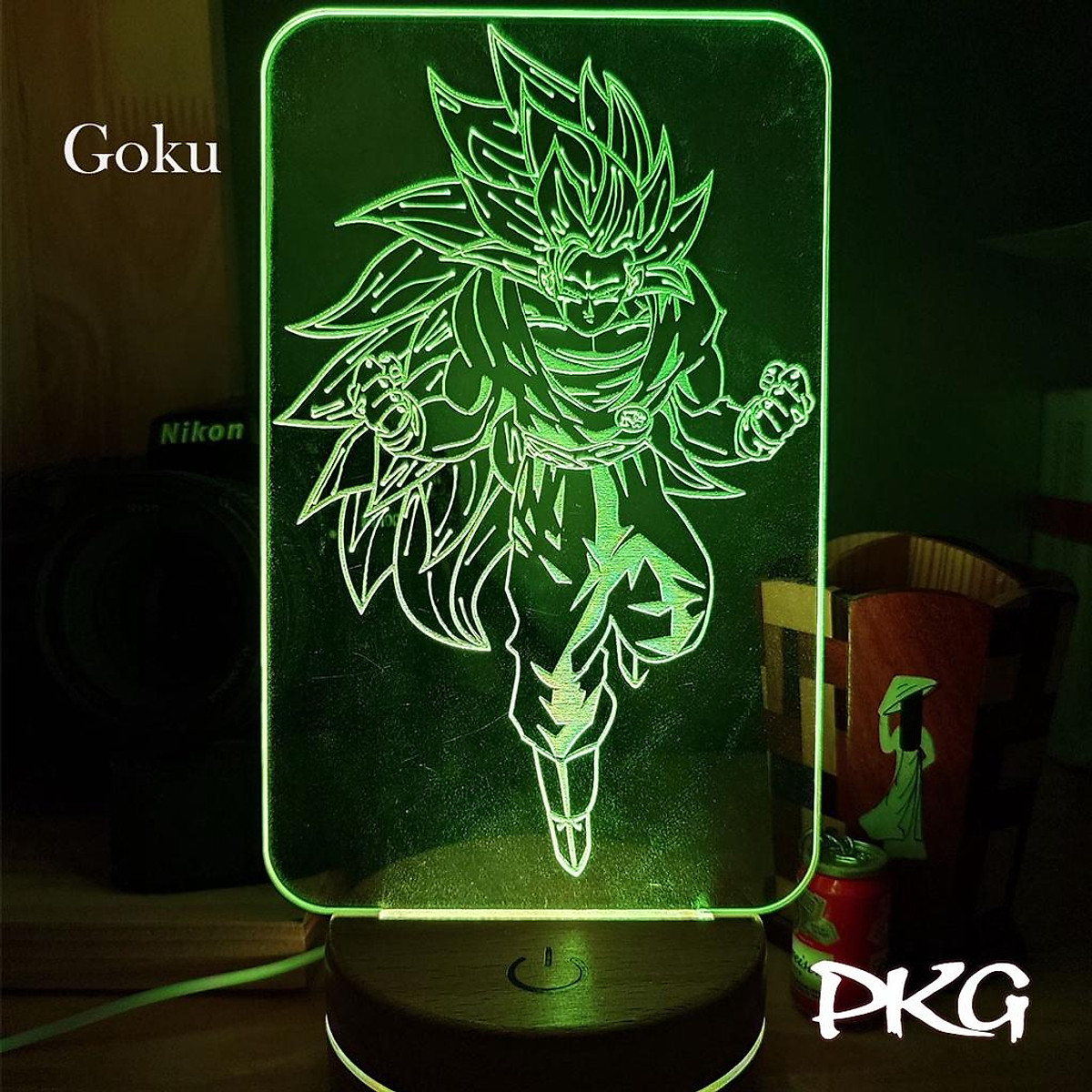 Đèn Ngủ Led 3D Goku Nhân Vật Anime Phát Sáng 16 Màu Cảm Ứng Có Điều Khiển  Từ Xa - Chỉ Tấm Hình Goku | Đèn Ngủ Led 3D Trang Trí Delado | Tiki