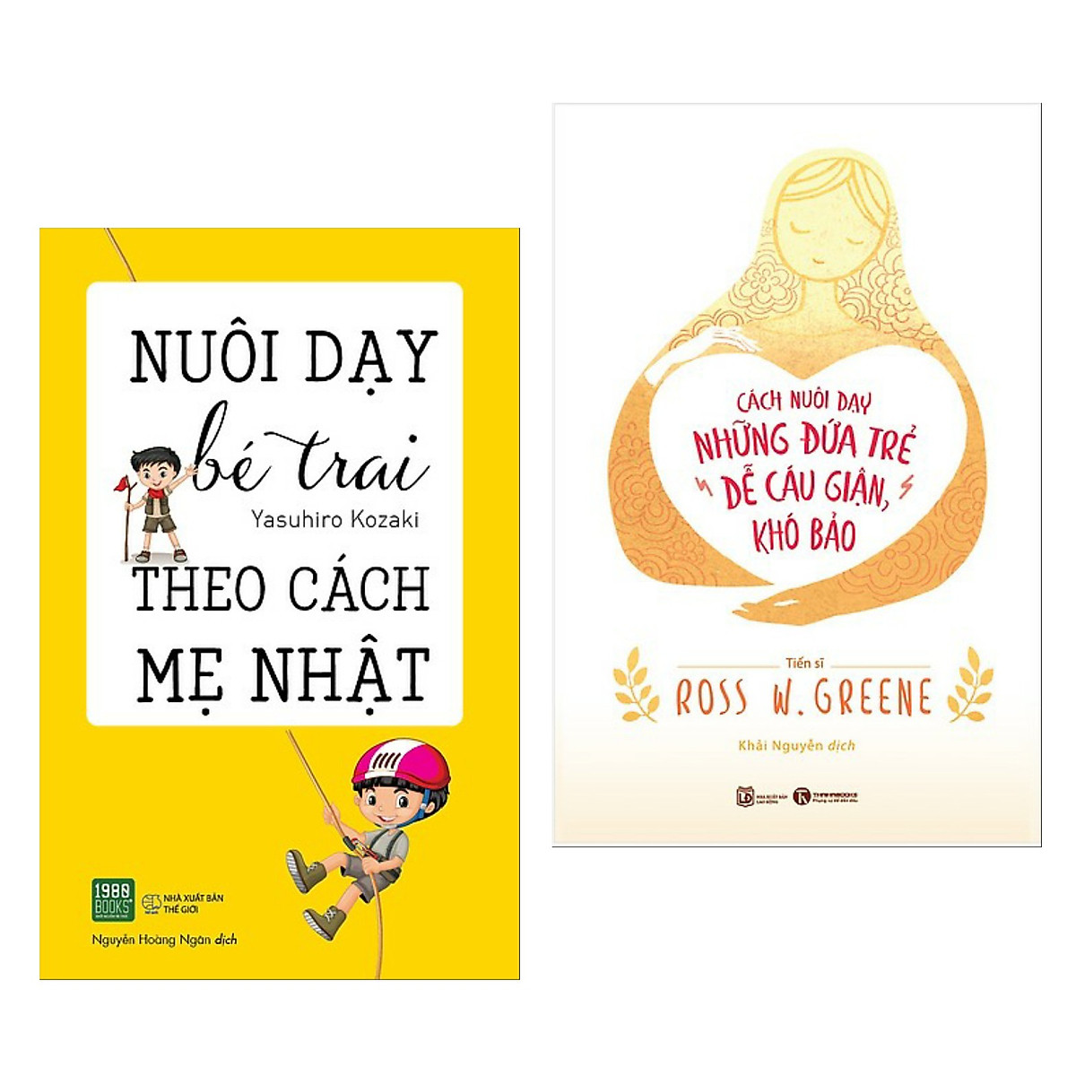 Combo Sách Nuôi Dạy Con Số Một: Nuôi Dạy Bé Trai Theo Cách Mẹ Nhật + Cách Nuôi Dạy Những Đứa Trẻ Dễ Cáu Giận, Khó Bảo (Tặng Bookmark Happy Life)