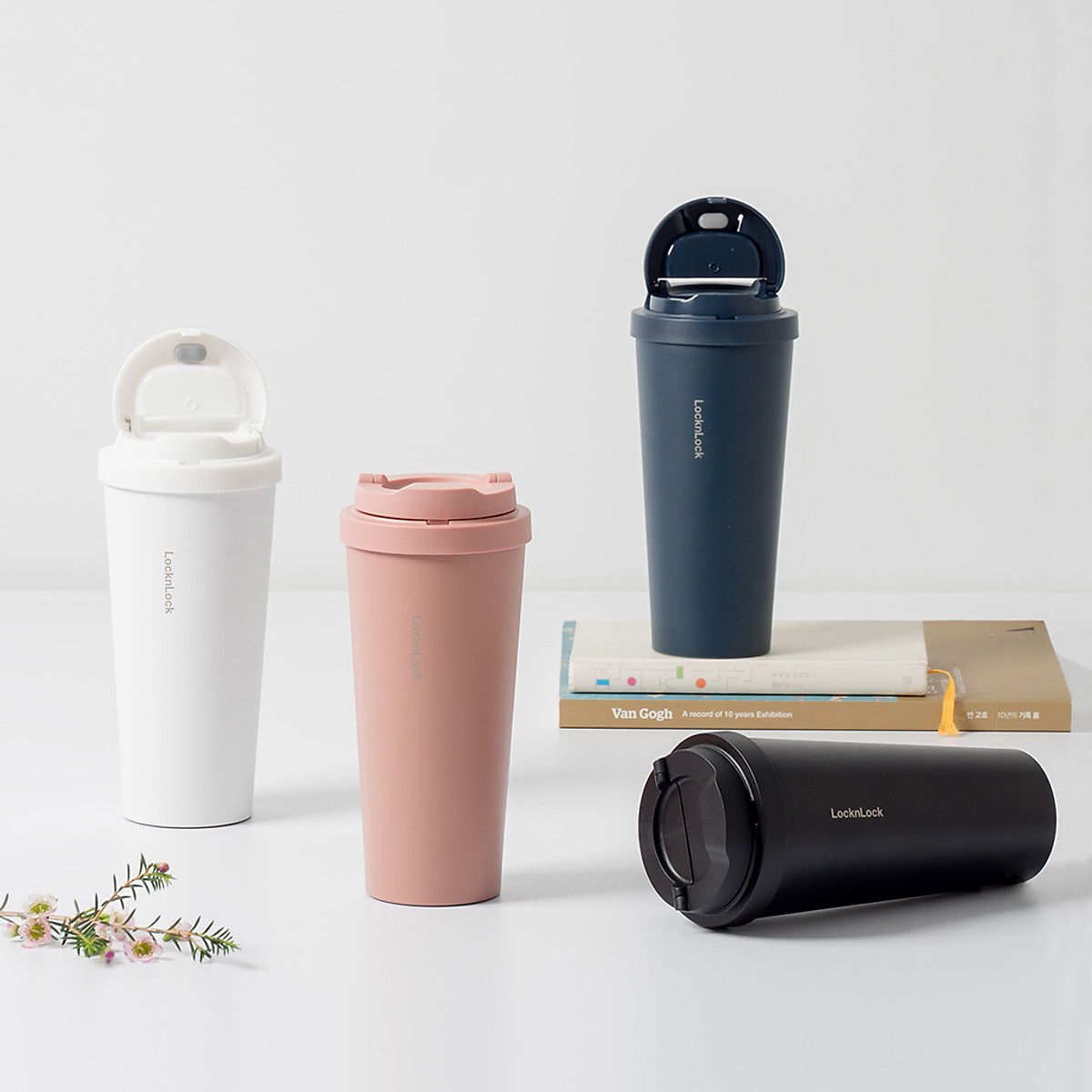 Mua Bình Giữ Nhiệt Lock&Lock Energetic One-Touch Tumbler LHC3249 - 550ML -  Hồng tại JoyMall LocknLock Chính Hãng | Tiki