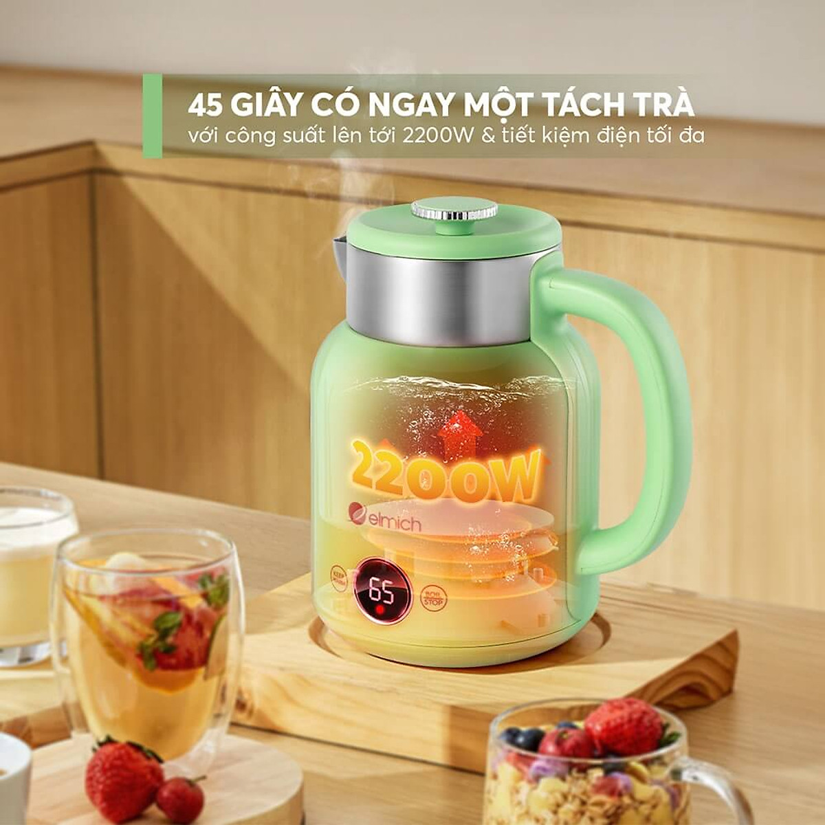 Ấm siêu tốc Elmich KEE 8456 - Hàng chính hãng