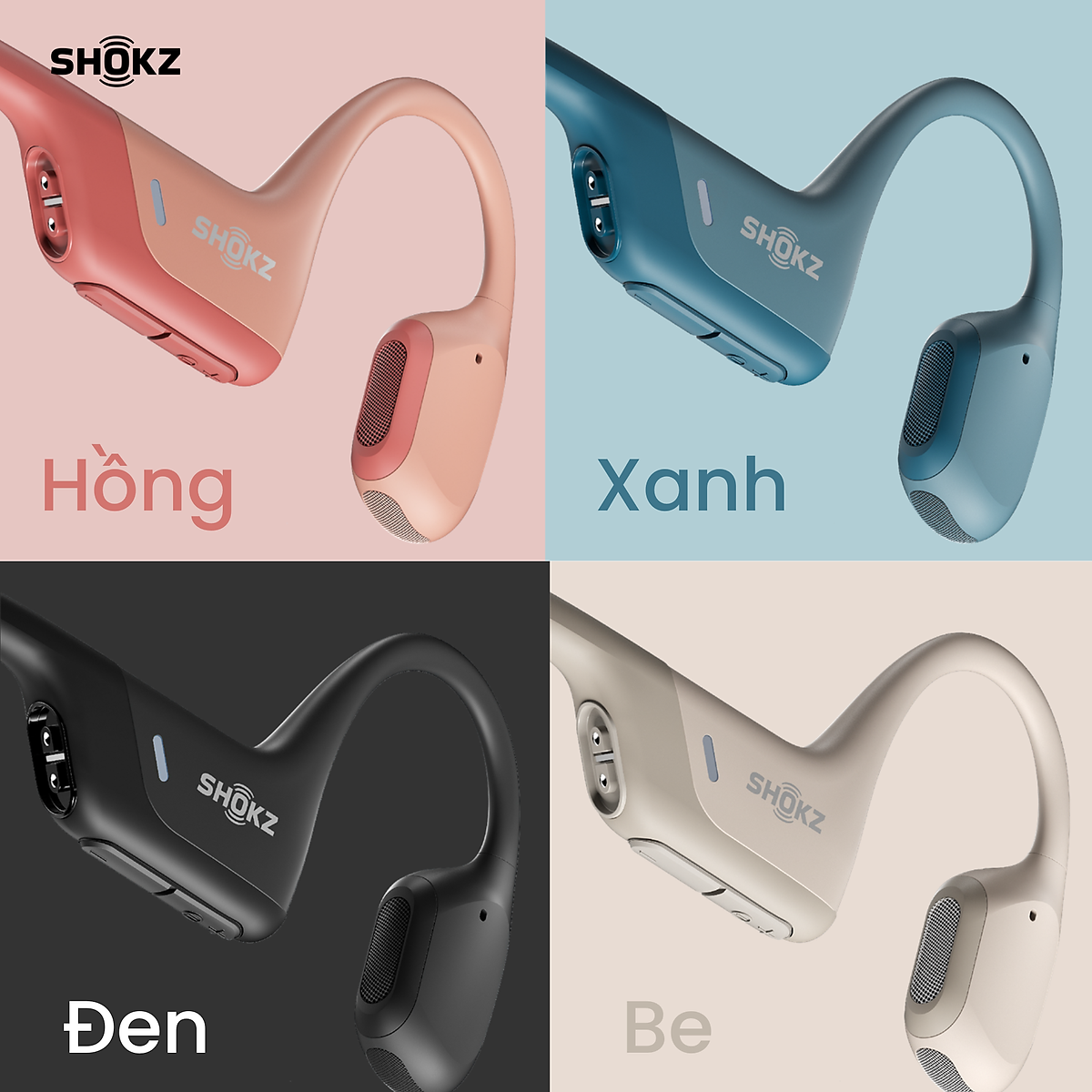 Tai Nghe Bluetooth Thể Thao Truyền Âm Thanh Qua Xương SHOKZ OPENRUN PRO S810 - Hàng chính hãng - Sạc nhanh Thời lượng Pin 10 tiếng - Kháng nước IP55