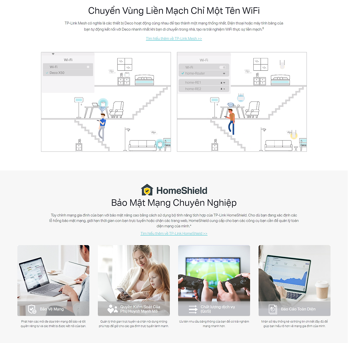 Bộ Phát Wifi Mesh TP-Link Deco X50 Chuẩn WiFi 6 AX3000 - Hàng Chính Hãng