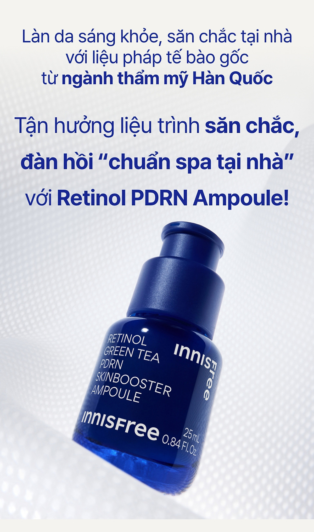 Serum Retinol PDRN tế bào gốc trà xanh cho da căng bóng đàn hồi 25ml