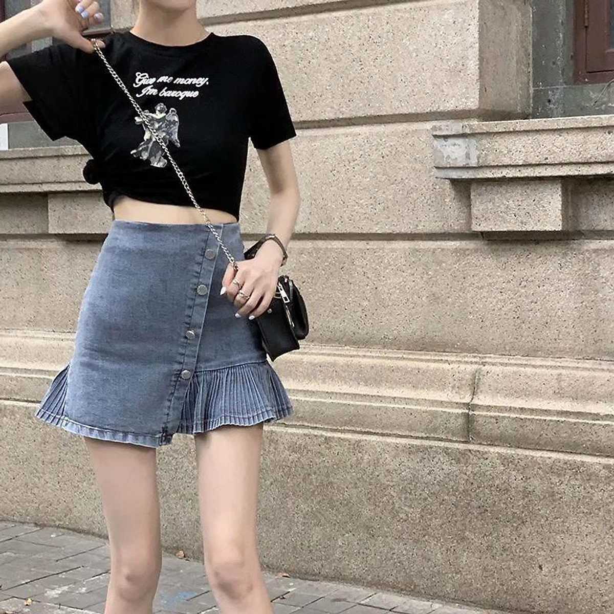 Chân váy đuôi cá dáng dài chất đẹp giá sỉ giá bán buôn  Thị Trường Sỉ