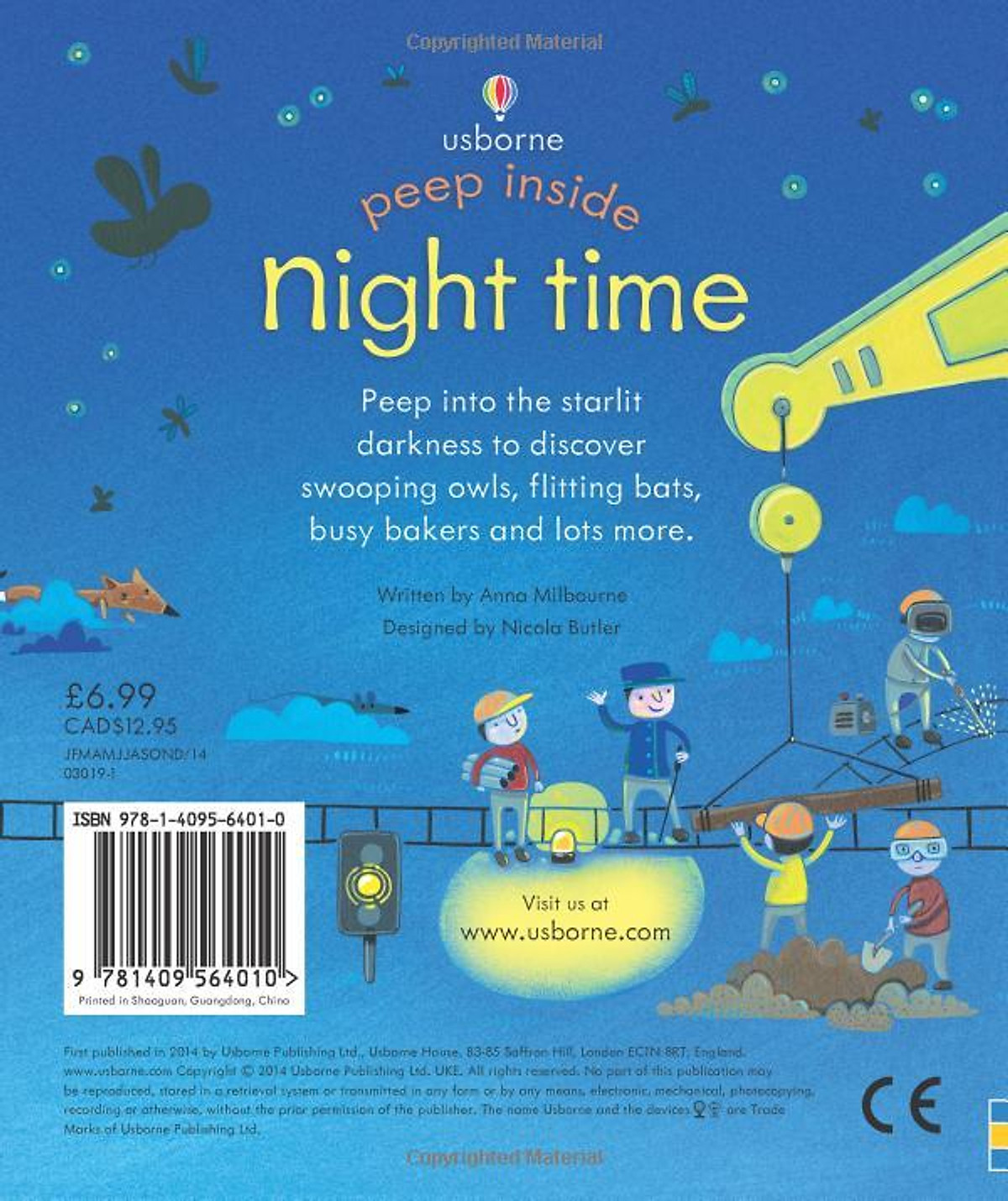 Usborne Peep Inside Night Time