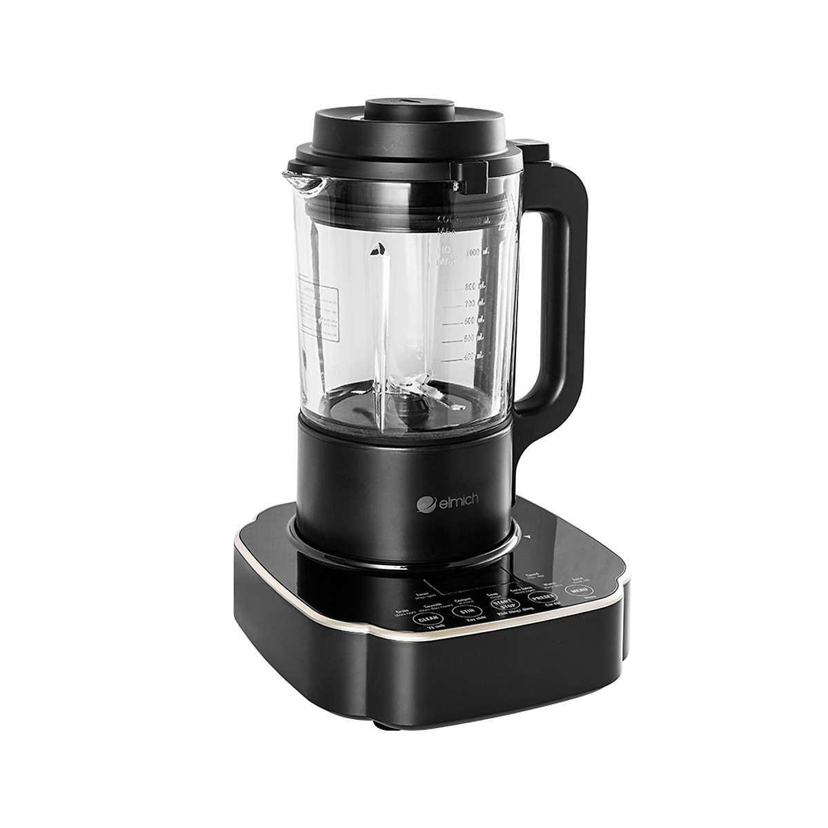 Máy làm sữa hạt Elmich CBE 3904 OL, công suất 800W, 7 chế độ nấu được thiết lập sẵn, lưỡi dao 3 tầng 8 cánh giúp xay nhuyễn - Hàng chính hãng
