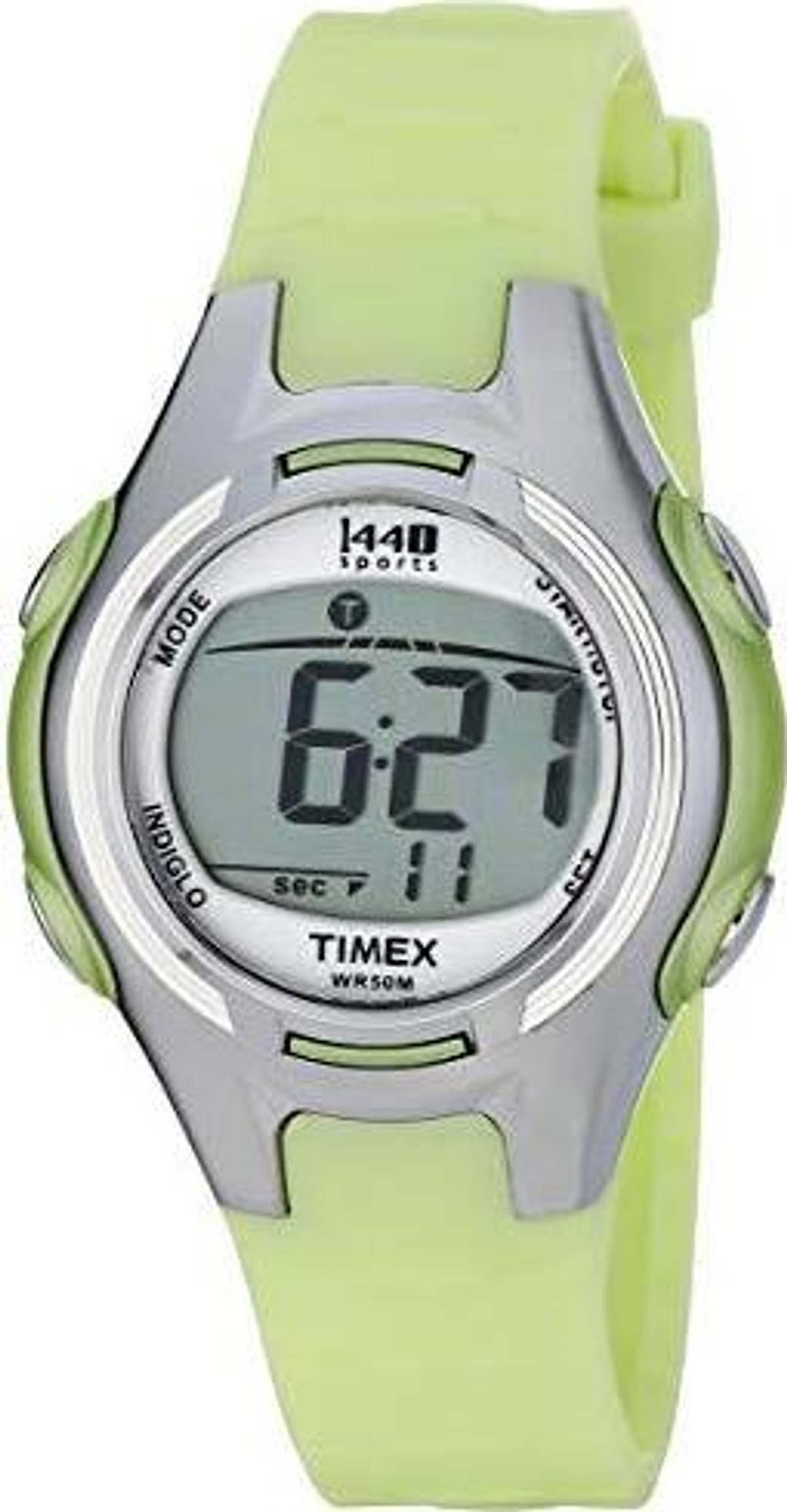 Mua Timex Women's T5K081 1440 Digital Watch with Light-Green Resin Strap