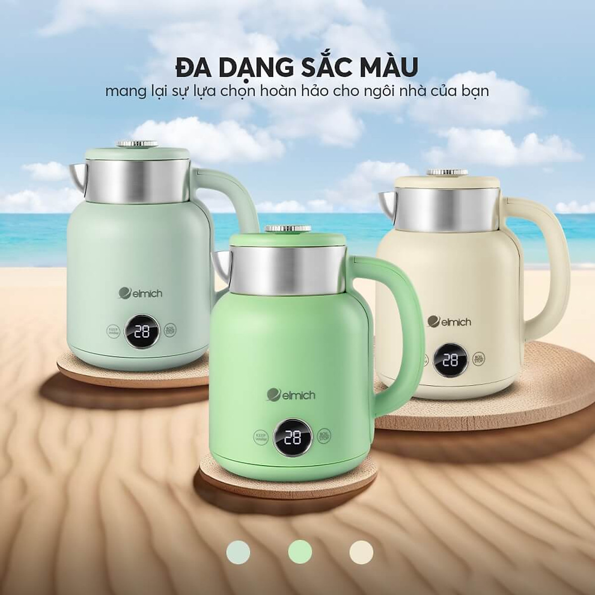 Ấm siêu tốc Elmich KEE 8456 - Hàng chính hãng