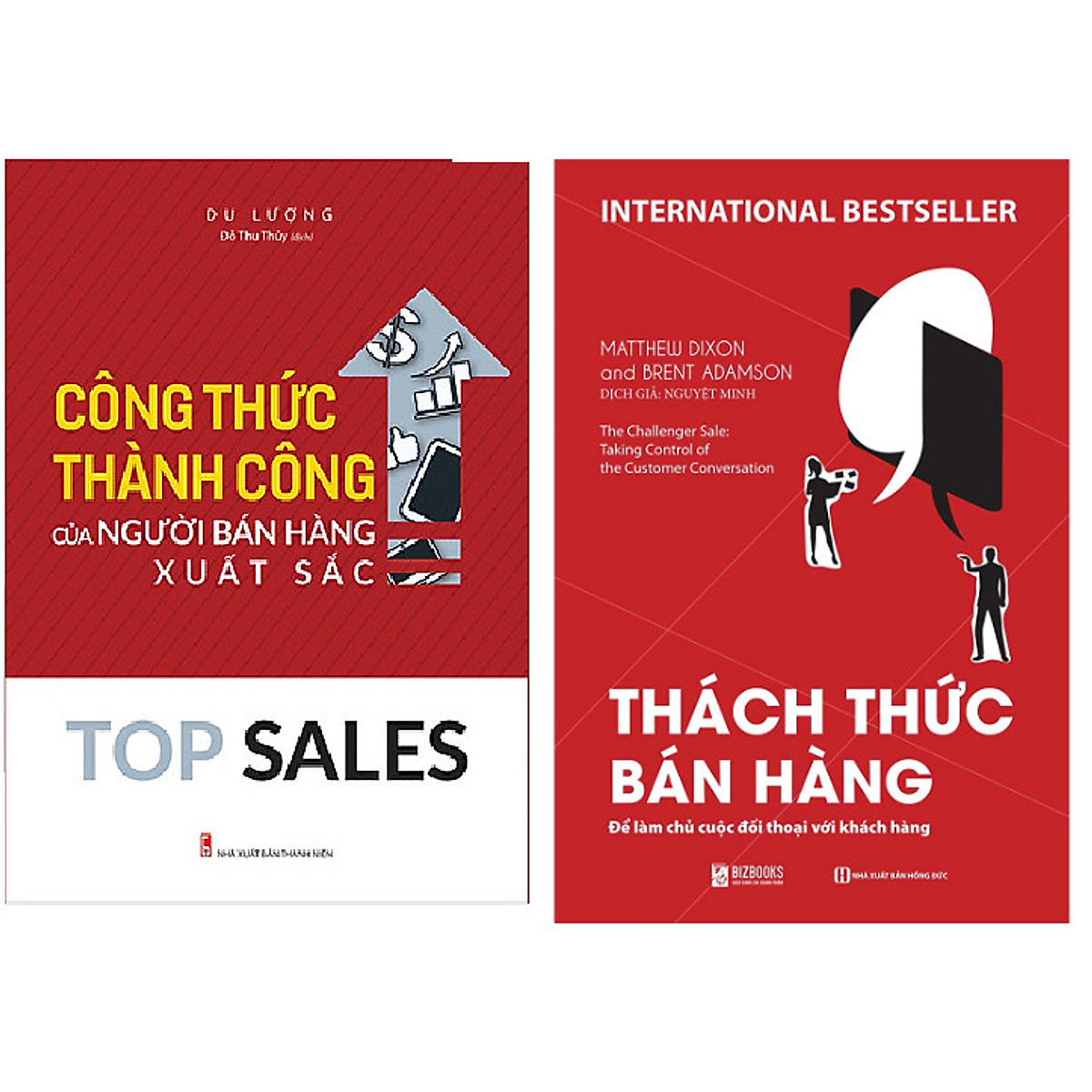 Combo Thách Thức Bán Hàng - Để Làm Chủ Cuộc Đối Thoại Với Khách Hàng+Top Sales - Công Thức Thành Công Của Người Bán Hàng Xuất Sắc