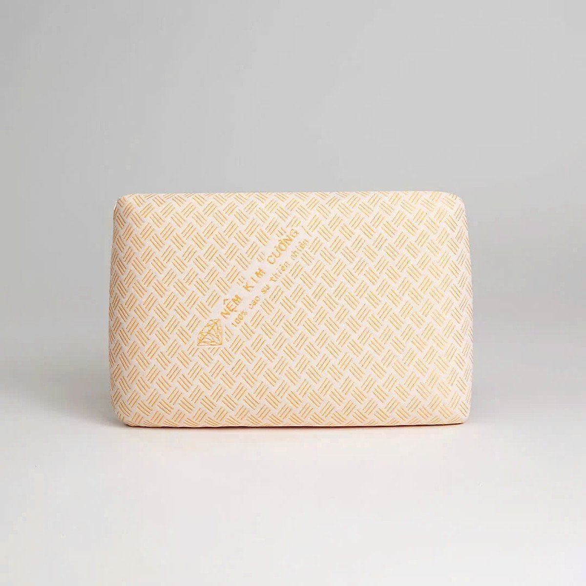 Gối Cao Su Kim Cương Ovany KCGO4060 (40 x 60 cm) - Trắng