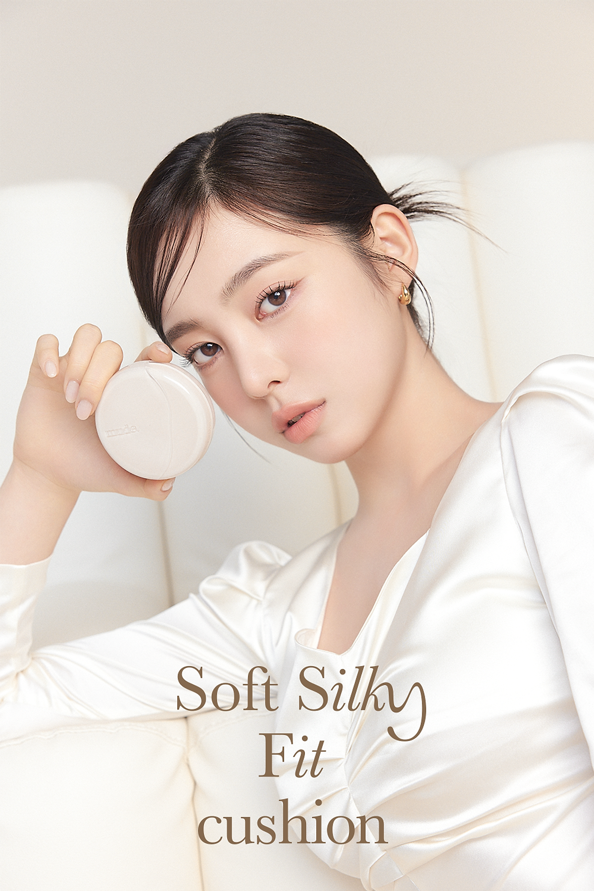 Phấn nước che phủ toàn diện bền màu mịn màng kiềm dầu 24h mude Cushion Soft Silky Fit All Day (15g)