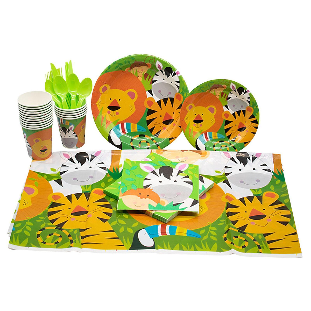 Happy Wild Animals Party Supplies Photo Props for Safari Themed Baby Shower Happy Wild Animals Party Supplies Photo Props for Safari Themed Baby Shower