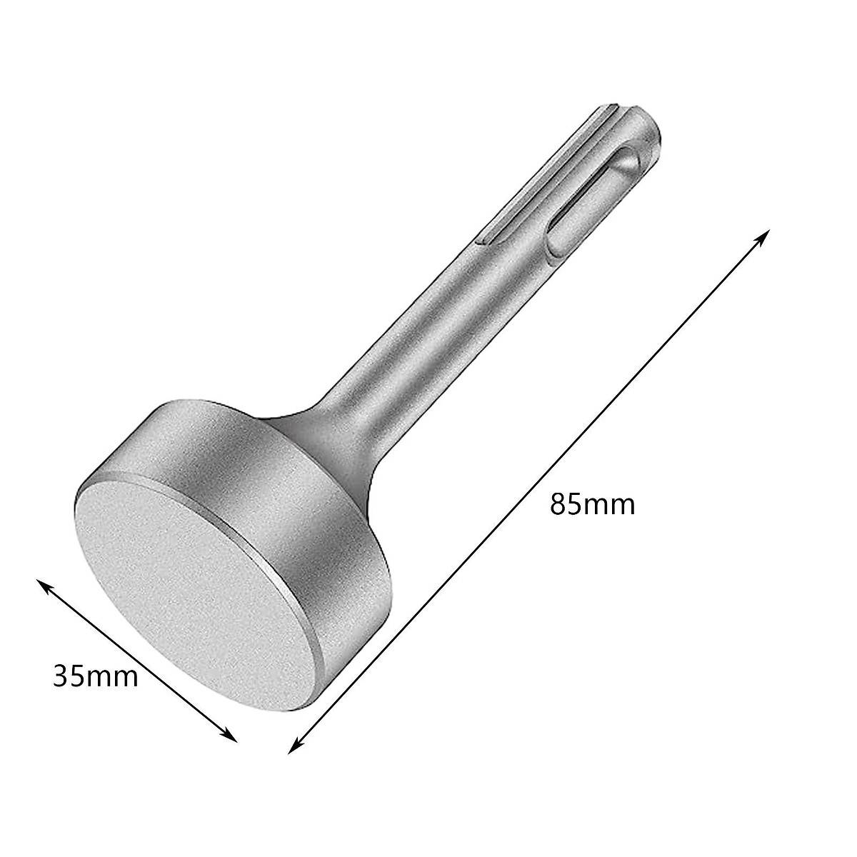 Ground Rod Driver, Ground Rod Bits, Heavy Duty Sturdy Drill Rod