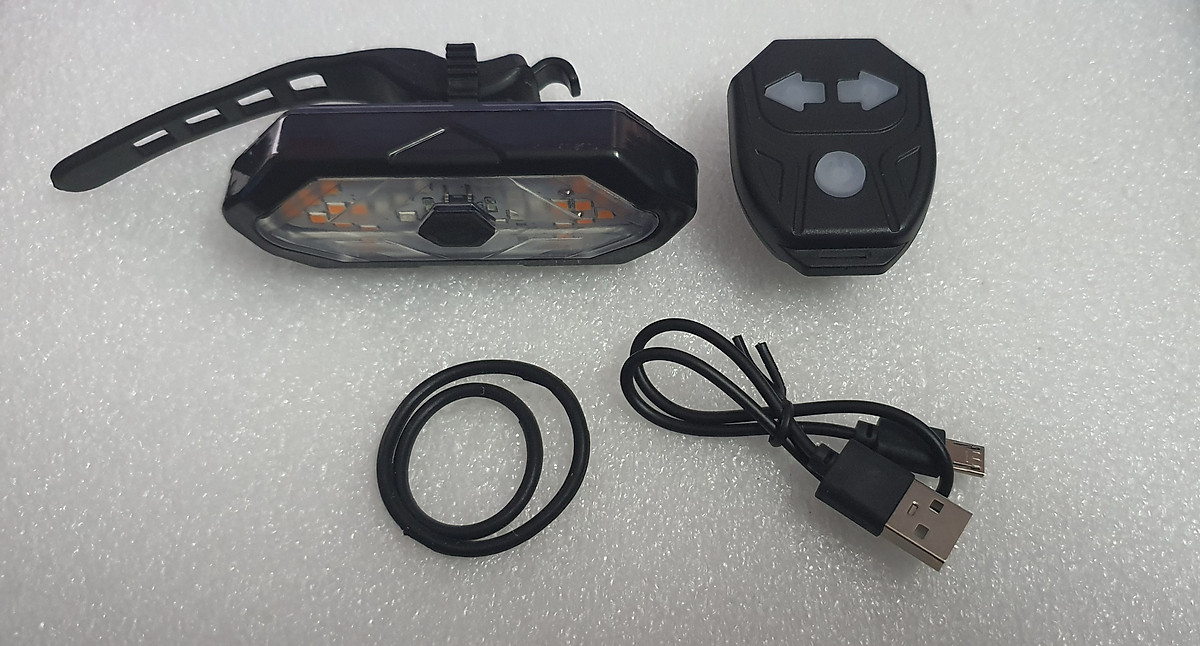 Đèn xi nhan xe đạp - Đèn LED tín hiệu điều khiển từ xa gắn đuôi xe đạp - lắp đặt dễ dàng - Hàng chính hãng