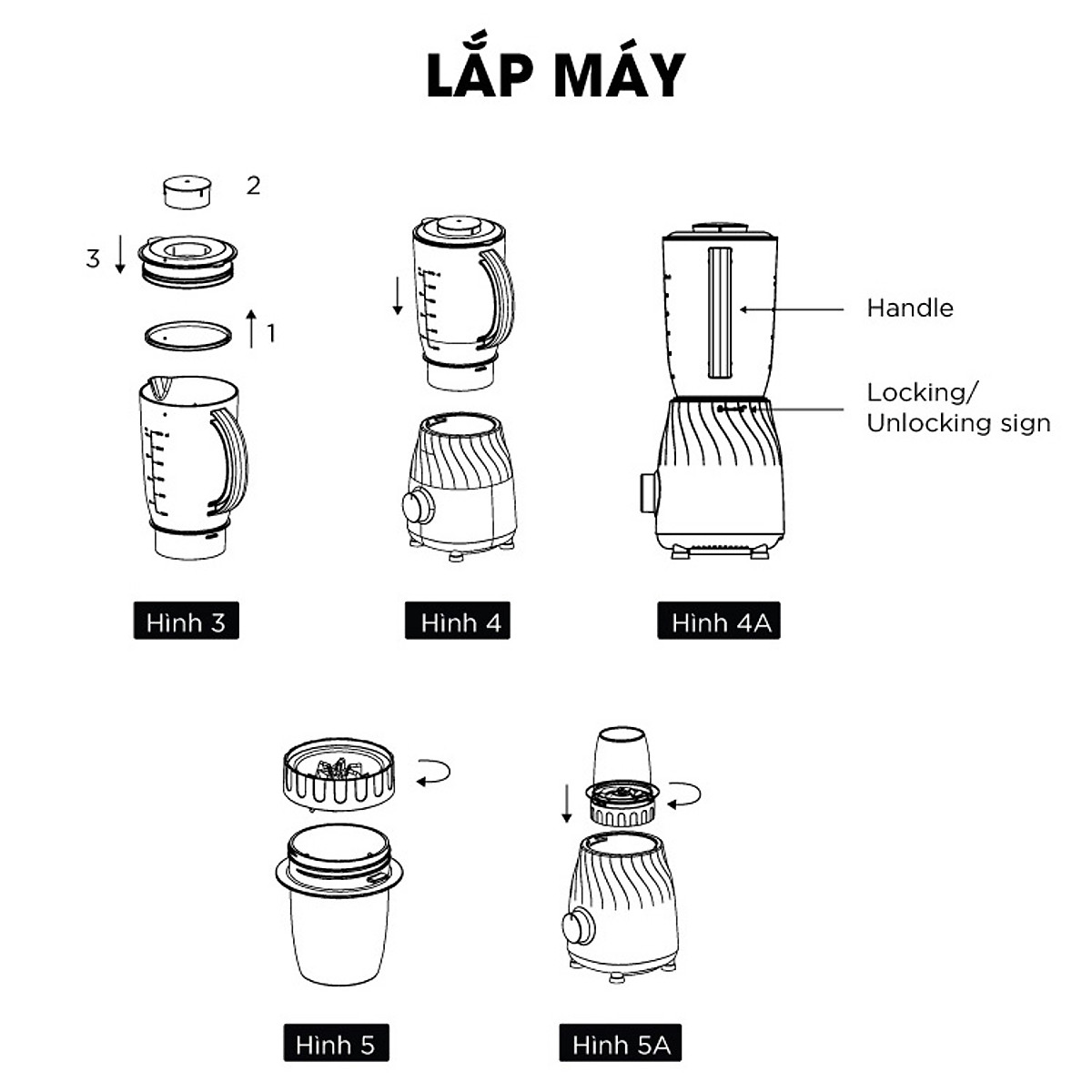 Máy Xay Sinh Tố Lock&Lock EJM462 (350W - 1.2 Lít) - Hàng Chính Hãng