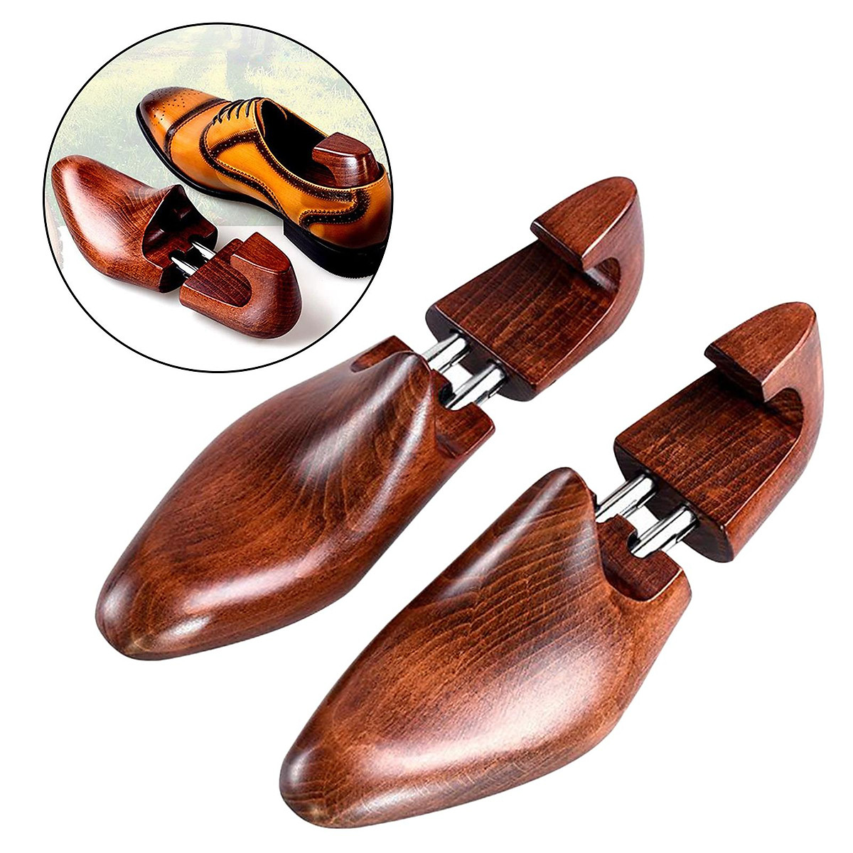 Adjustable Shoe Tree for Men Women , Durable Wooden Shoes Stretcher Shaper Boots  Tree Shoes Care Tool Gifts