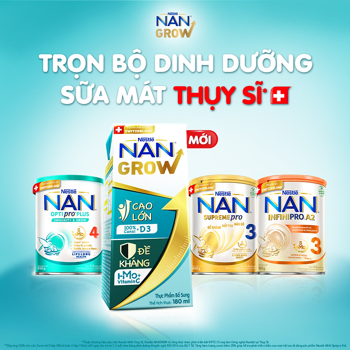 Bộ 2 Thùng 24 hộp Sữa pha sẵn Nestlé NANGROW sữa mát công thức từ Thụy Sĩ 6(4 x 180ml) - (Bé từ 1 tuổi)
