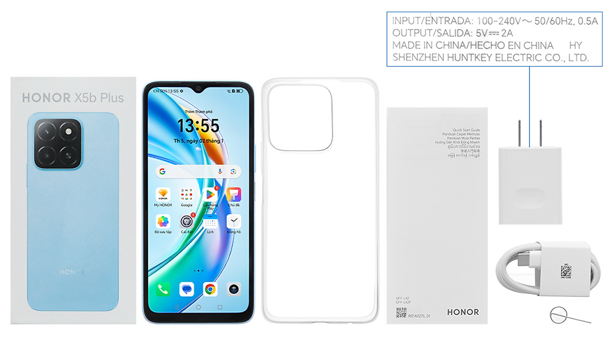 Điện thoại HONOR X5b Plus 4GB/128GB - Hàng chính hãng