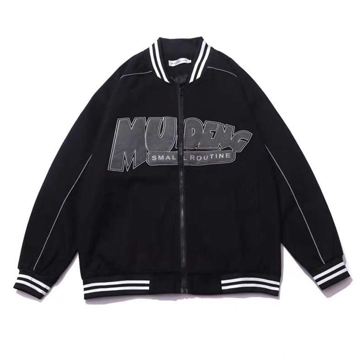 Áo Khoác Dù Chất Gió in Mudeng Áo 2 Lớp Tay May Phản Quang Form Unisex Nam Nữ Form Rộng